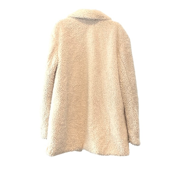 ‼️ SALE ‼️ H&M Cream Teddy Coat - Picture 7 of 10